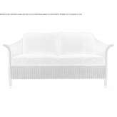Lloyd Loom two-seater sofa Cras