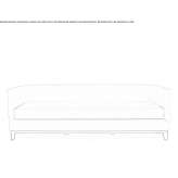 Sofa z tkaniny Roujan