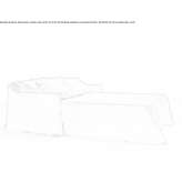 Fabric fold-out sofa Cavedine