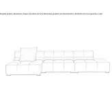 Modular sectional sofa Auxonne