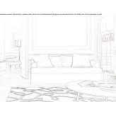 Fabric fold-out sofa with removable cover Lithonia