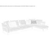 Sofa materiałowa segmentowa z szezlongiem Ampelona