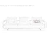 3-seater fabric sofa with a removable cover Eferding