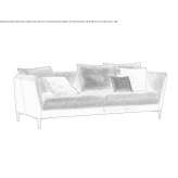 Leather 2-seater sofa Eferding