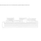 Segmentowa sofa materiałowa Tanganu