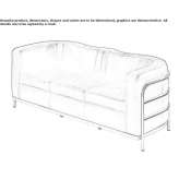 Sofa ze zdejmowanym pokrowcem Cesa