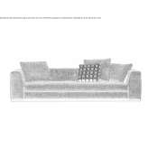 Sofa z tkaniny Moffat