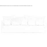 Fabric sofa with removable cover Cavedine