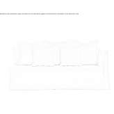 Sofa materiałowa 3-osobowa ze zdejmowanym pokrowcem Cavedine