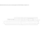 Sectional fabric sofa Aktuzla