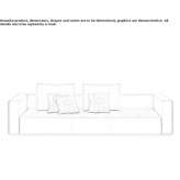 Sofa ze zdejmowanym pokrowcem Hoexter
