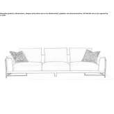 Modułowa sofa segmentowa Angeren