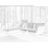 Sofa materiałowa segmentowa z szezlongiem Hrebinka