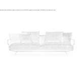 Sofa z tkaniny Cezy
