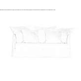 Sofa materiałowa ze zdejmowanym pokrowcem Cavedine