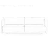 Leather 2-seater sofa Vseruby