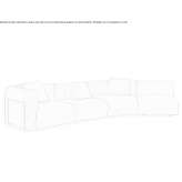 Fabric sofa Boquete