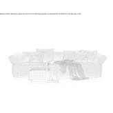 3-seater sectional fabric sofa Solonet