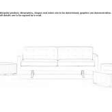 Leather 2-seater sofa Eferding