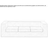 Sofa with removable cover Marxen