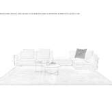 Corner sectional sofa in fabric Ustka