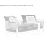 A two-seater upholstered sofa in contemporary tanned leather with a removable cover Juillan