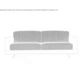 2-seater fabric sofa Dalmeny