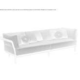 3-seater fabric sofa Grub