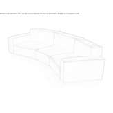 Curved sofa Canita