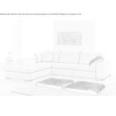Skórzana sofa segmentowa z szezlongiem Odrzywol