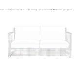 Dwuosobowa sofa tapicerowana Kuortane