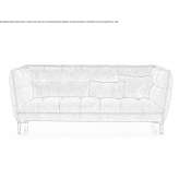 Quilted fabric sofa Svidnik
