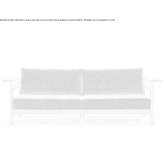 Upholstered wooden sofa Eruh
