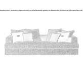 Sofa z tkaniny Caspe