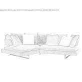 Fabric corner sofa Zarnow