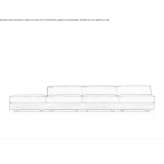 Velvet sectional sofa Redcar