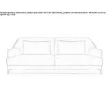 Sofa 3-osobowa tapicerowana Vyzyrka
