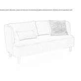 Fabric sofa Villisca