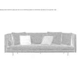 Sofa z tkaniny Munico