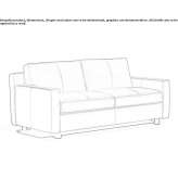Skórzana rozkładana sofa Eferding