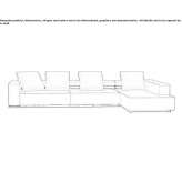 Sofa bed Ossona