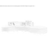 Curved fabric sofa Loosdorf