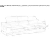 Skórzana sofa rozkładana 3-osobowa Spulber
