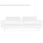 Sofa materiałowa 3-osobowa Racu
