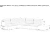 Narożna sofa segmentowa Predeal