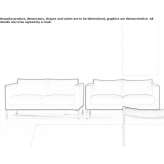 Sofa ze zdejmowanym pokrowcem Orgueil