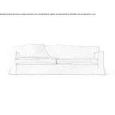 Fabric sofa with removable cover Jambalo