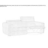 Tapicerowana rozkładana sofa Ohlsbach