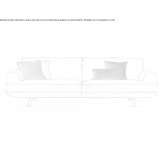 Segmentowa sofa materiałowa Thuer
