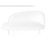 Sofa z tkaniny Tryavna